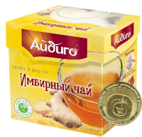 Айдиго-букет "Имбирный чай" коробка - 12 пак.